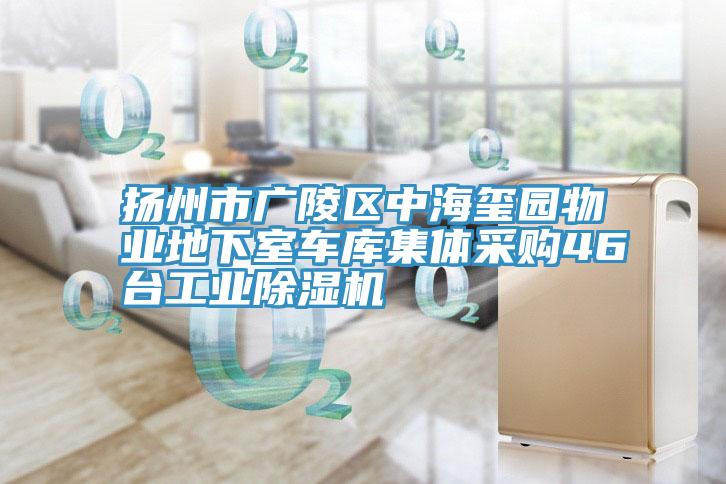 揚州市廣陵區中海璽園物業地下室車庫集體采購46臺工業除濕機