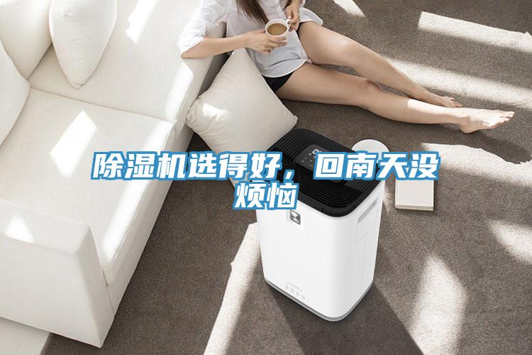 除濕機選得好，回南天沒煩惱