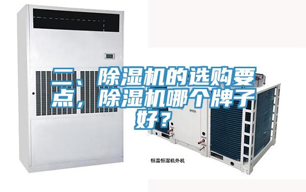 二、除濕機(jī)的選購(gòu)要點(diǎn)，除濕機(jī)哪個(gè)牌子好？