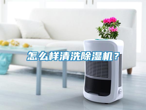 怎么樣清洗除濕機？