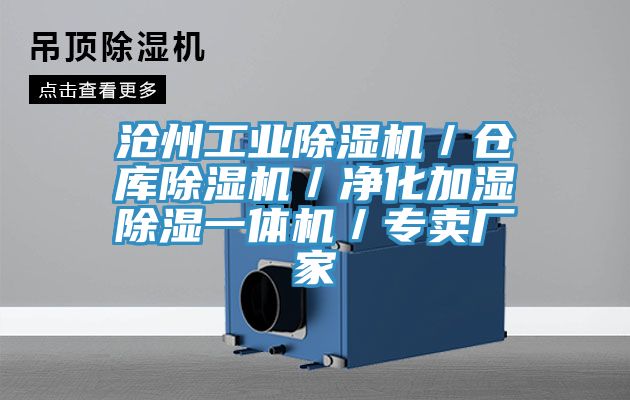 滄州工業除濕機/倉庫除濕機/凈化加濕除濕一體機/專賣廠家