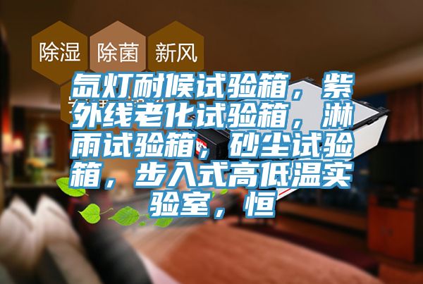 氙燈耐候試驗(yàn)箱，紫外線老化試驗(yàn)箱，淋雨試驗(yàn)箱，砂塵試驗(yàn)箱，步入式高低溫實(shí)驗(yàn)室，恒