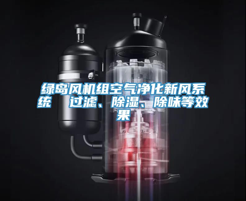 綠島風(fēng)機(jī)組空氣凈化新風(fēng)系統(tǒng) 過(guò)濾、除濕、除味等效果